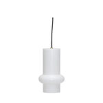 Suspension Pilule Down – verre opalin et métal (photo 5/7)