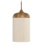 Suspension Cordia – bois et textile beige (photo 4/8)