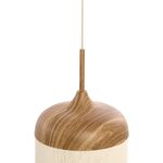 Suspension Cordia – bois et textile beige (photo 7/8)