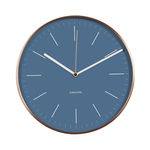 Horloge Minimal bleu (photo 1/3)