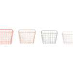 Panière fil - Set de 4 multi orange (photo 1/5)