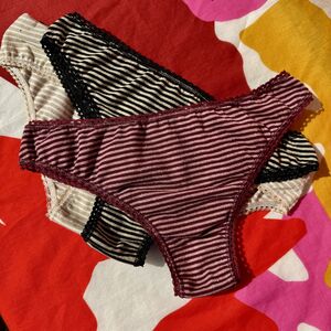 Culotte Brésilienne Momoni Lurex Rayé E26 (photo 1/6)
