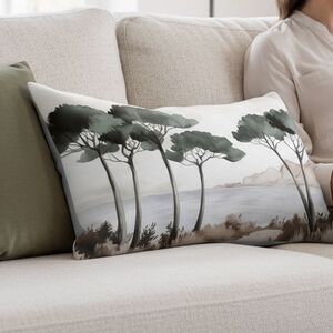 Coussin Velours Pôdevache - Pinède (photo 1/2)