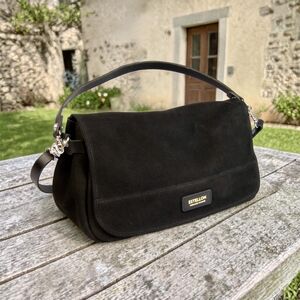 Sac Estellon - Gaston L Nubuck Noir (photo 1/5)