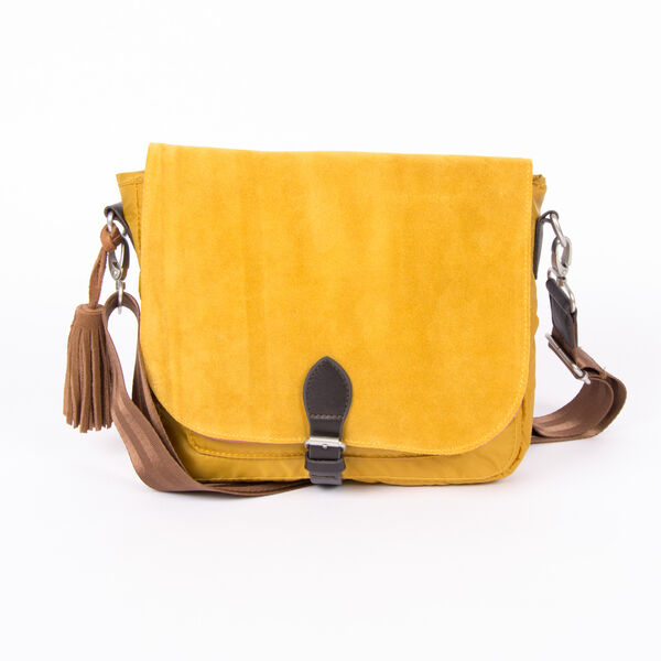 Sac Bensimon Mat &amp; Shine Line - Shoulder Bag Jaune foncé (photo 1/4)