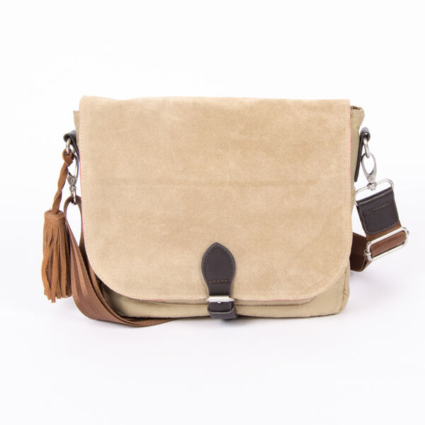 Sac Bensimon Mat &amp; Shine Line - Shoulder Bag Beige (photo 1/4)