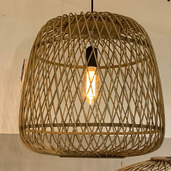 Lampe suspension - Rotin D.44/H.41 (photo 1/5)