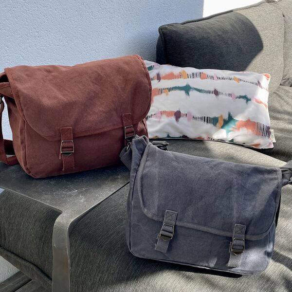 Sac Bensimon Dyed Cotton - Besace (photo 1/9)