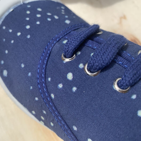Tennis Bensimon enfant - Elly Indigoprint pois (photo 1/3)