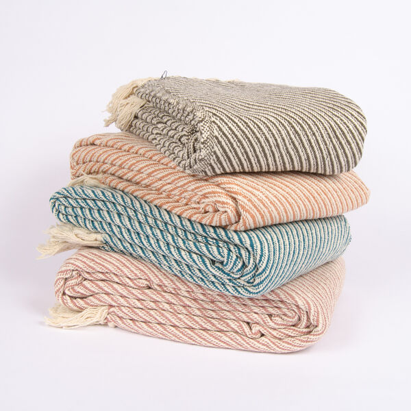 Plaid Coton - Helle (photo 1/5)