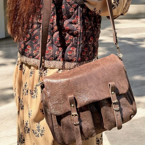 Sac Craie Mini Maths - Cuir Moro (photo 1/5)
