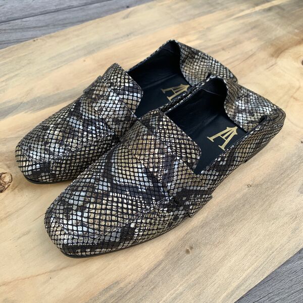Mocassin Craie - Alinea Reptile Golden (photo 1/7)