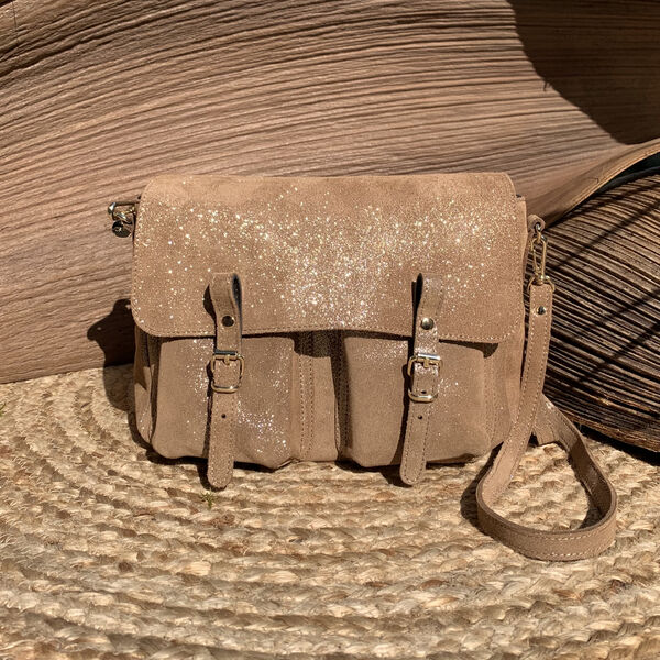 Sac Craie Mini Maths Cuir - Astro Taupe (photo 1/7)