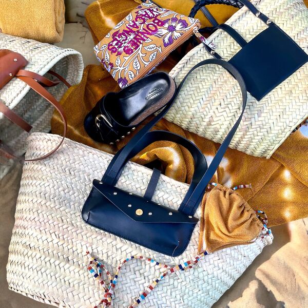 Sac Craie - Panier L Stud Noir (photo 1/2)
