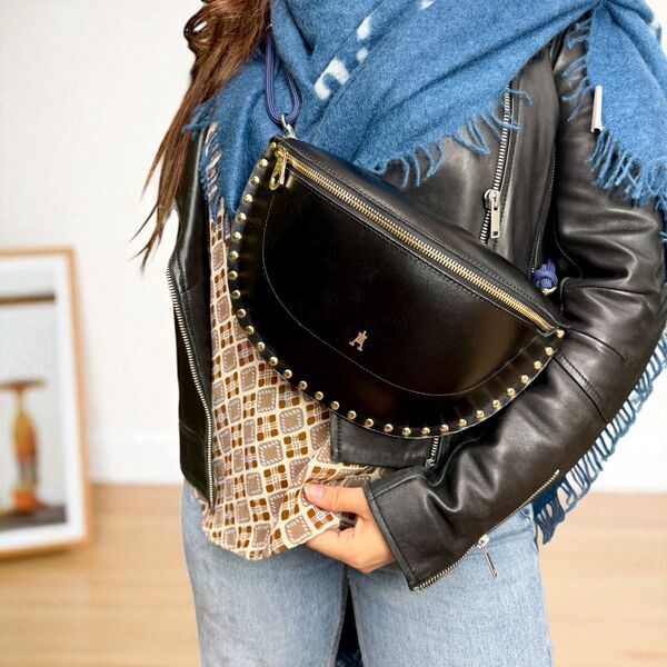 Sac Craie - Banane Smile Cloutée (photo 1/3)