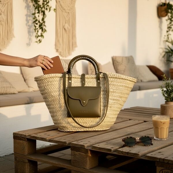 Sac Craie - Panier Monday Kaki Air (photo 1/4)