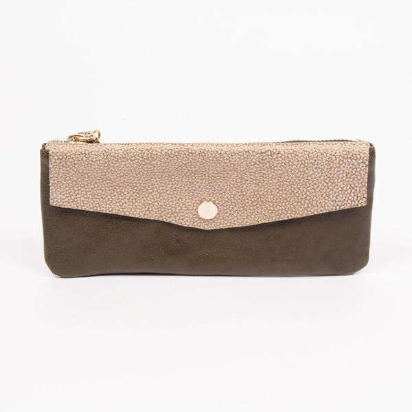 Porte monnaie Craie Maxi Finance - Light Kaki (photo 1/5)