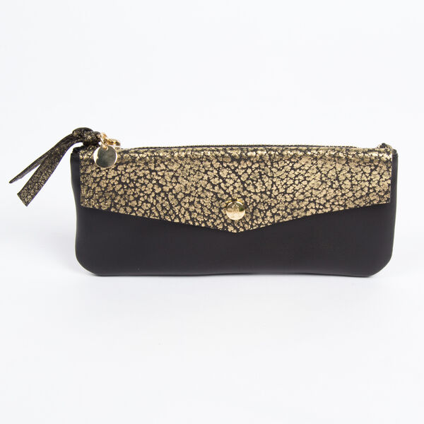 Porte monnaie Craie Maxi Finance - Noir Gold (photo 1/4)