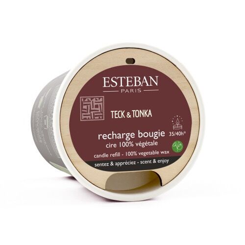 Teck &amp; tonka - Recharge pour bougie déco parfumée (photo 1/2)