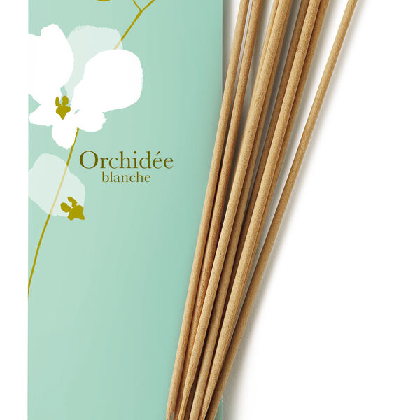 Orchidée blanche - Encens indien (photo 1/1)