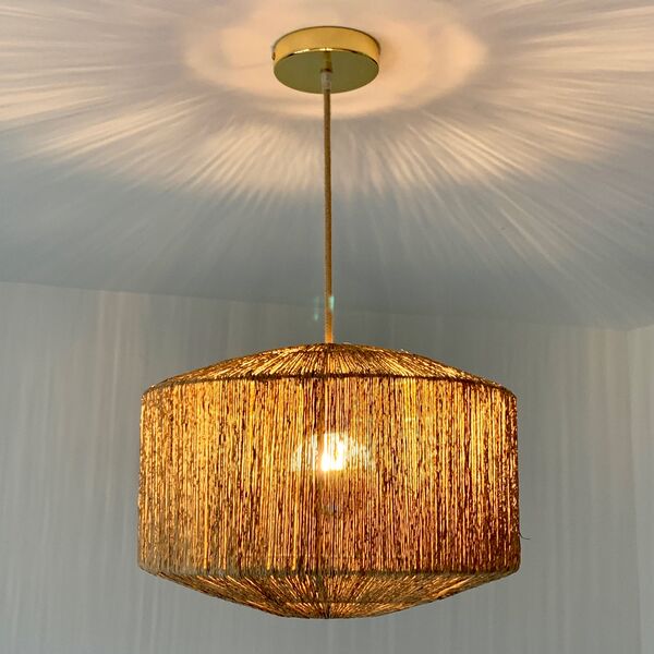 Lampe suspension - Jute (photo 1/4)