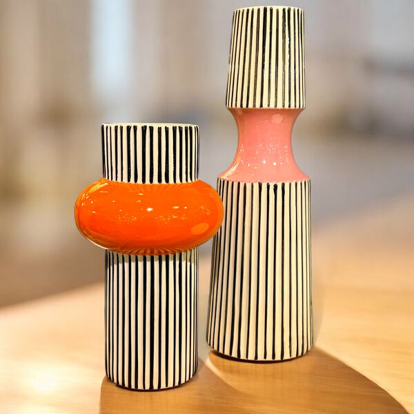 Vase Calabria Orange H28 (photo 1/4)
