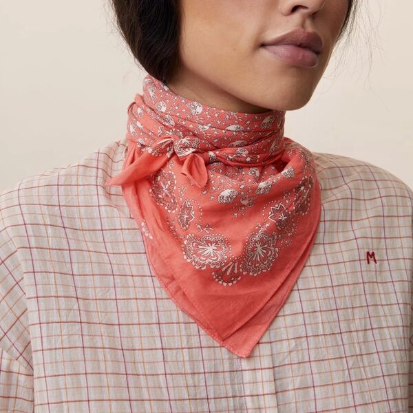Foulard Moismont N°675 Pop Pink (photo 1/2)