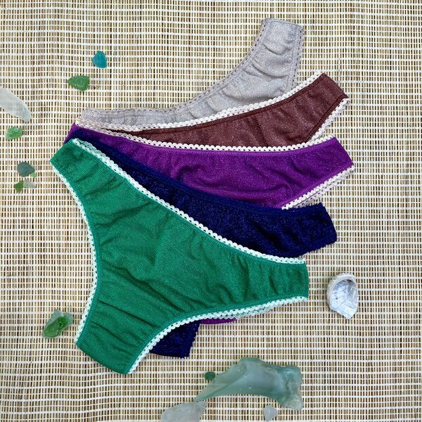 Culotte Brésilienne Momoni Lurex E24 (photo 1/9)