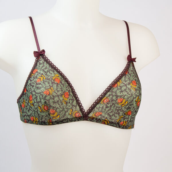 Soutien gorge Momoni - Vino/Verde (photo 1/2)