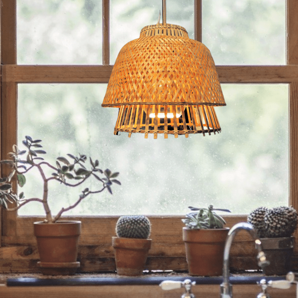 Lampe Suspension bambou - Chachou (photo 1/3)