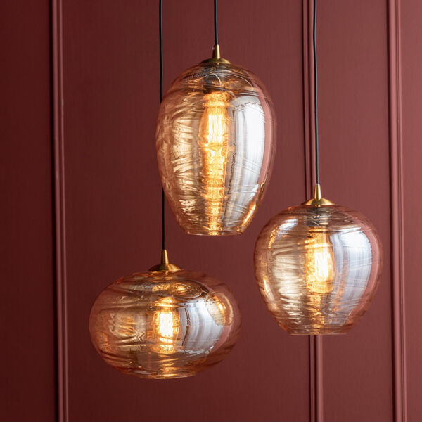 Lampe Suspension - Glamour Globe (photo 1/8)