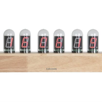 Horloge Cathode chêne (photo 1/3)