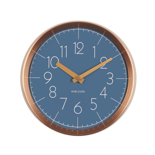Horloge Convex bleue (photo 1/4)