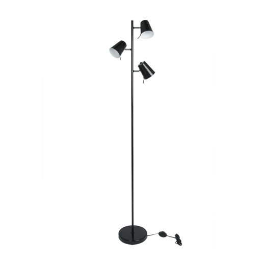 Lampadaire Triple Z noir (photo 1/6)