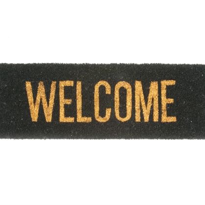 Paillasson Welcome - Noir / Or (photo 1/1)