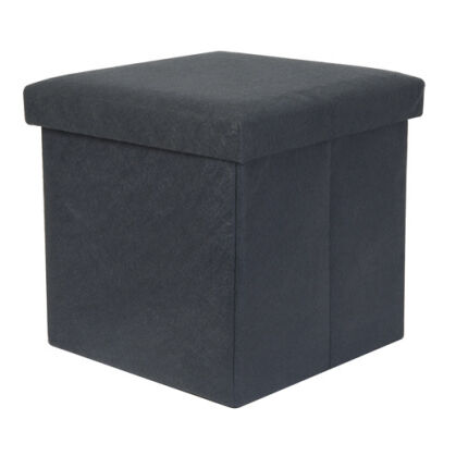 Coffre pouf gris foncé (photo 1/1)