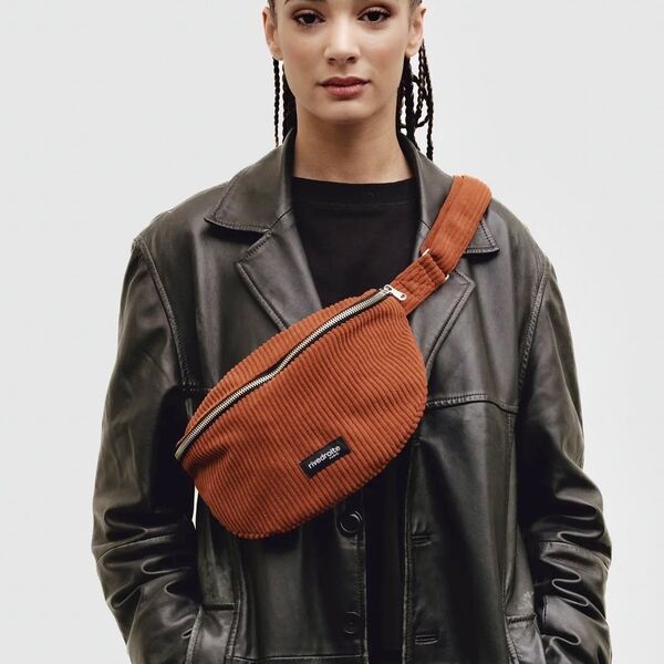 Sac Rivedroite Paris -  Banane Custine Velours (photo 1/4)
