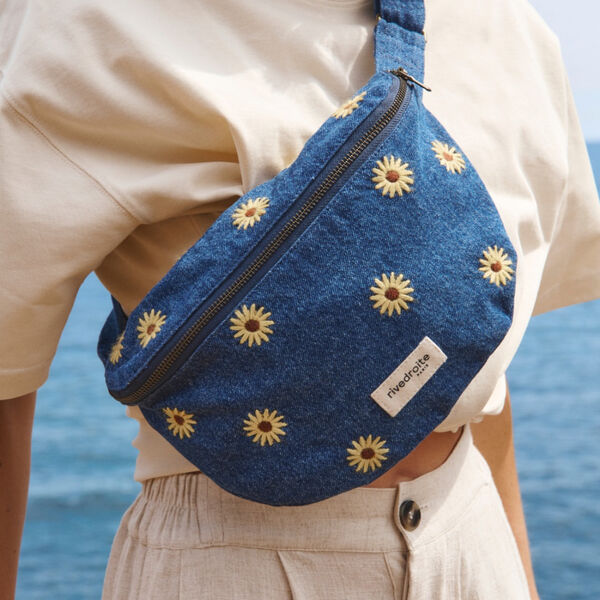 Sac Rivedroite Paris - Banane Custine fleurie Edition Limitée (photo 1/2)