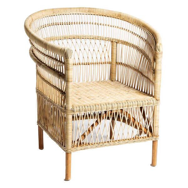Fauteuil Rotin Naturel (photo 1/1)
