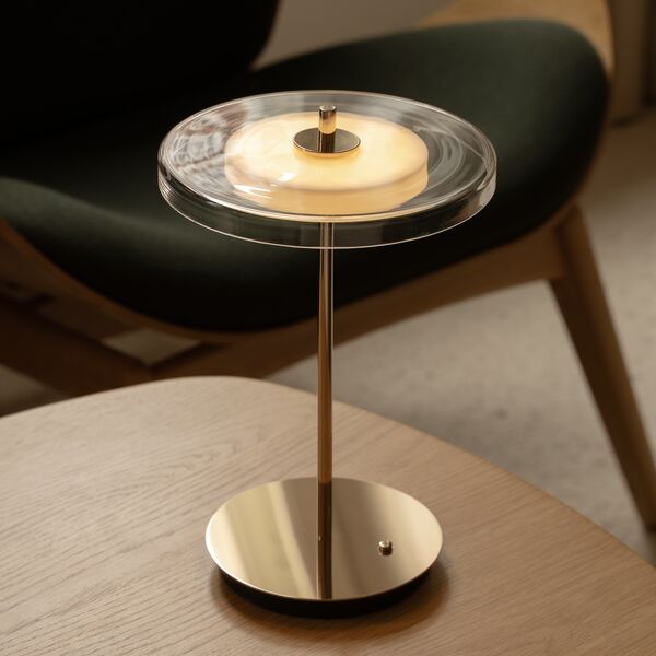 Lampe portable Asteria Glass Move – verre et métal (photo 1/8)