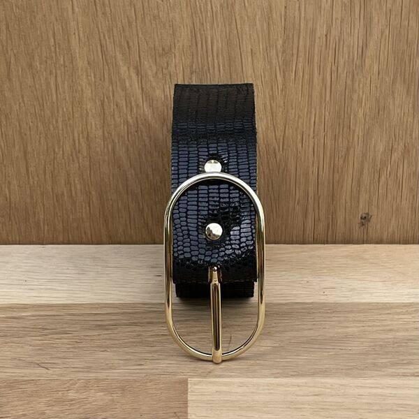 Ceinture Isabelle Varin - Colette Turtle Noir (photo 1/2)