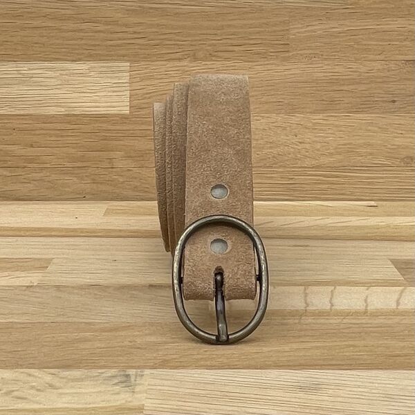 Ceinture Isabelle Varin - Perle Velour Beige (photo 1/2)