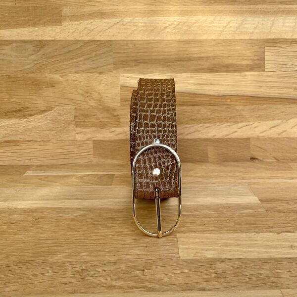 Ceinture Isabelle Varin - Colette Minicroco Naturel (photo 1/3)